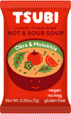 TSUBI Soup - Hot & Sour Tomato Soup with Okra 4 Pack 