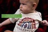Barefoot Baby - "Wildflower" Baby girl Nature Clothing Rainbow Newborn: 12-18 months / Short sleeves