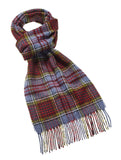 Bronte Moon - Tartan / Plaid Scarf Collection - 10" x 75" - Made in UK: Antique Buchanan