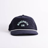 Endless August Supply Co. - Customizable Arch City Corduroy Hat | Name Drop Hat: Navy/yellow