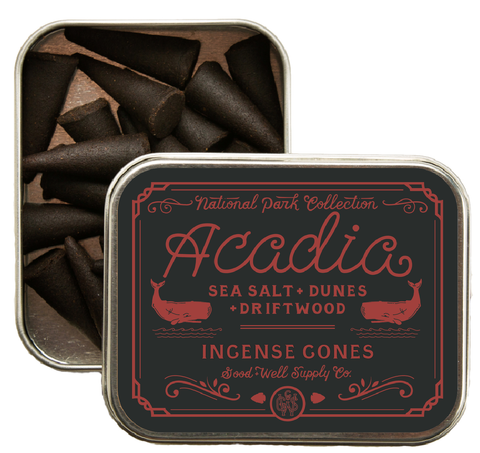 Good & Well Supply Co. - Acadia Incense - Sea Salt Dunes + Driftwood
