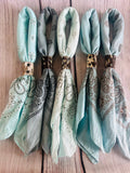Boots Are My Roots - Cowboy Blue Hand Dyed Bandanas