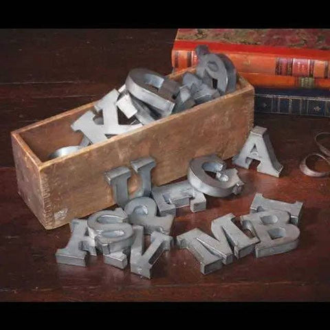 Vagabond Vintage - Zinc Individual Letters A-Z: A
