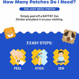 NATPAT - NATPAT Zen Stickers: Natural Anxiety Sticker, Calm Patches