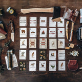 Bradley Mountain - Survival Playing Cards - Green