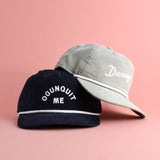 Endless August Supply Co. - Customizable Arch City Corduroy Hat | Name Drop Hat: Navy/yellow
