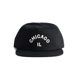 Endless August Supply Co. - Customizable Arch City Cotton Hat | Name Drop Hat: Bone/burgundy