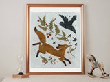 Fox & Fables - Art Print - Fox & Crow: 8x10