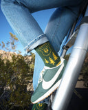 The Landmark Project - Smokey Emblem Sock: L/XL / Pine