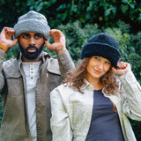 Rustek Collective - SherpTek 100% Merino Wool 'Sherpa' Beanie: Black