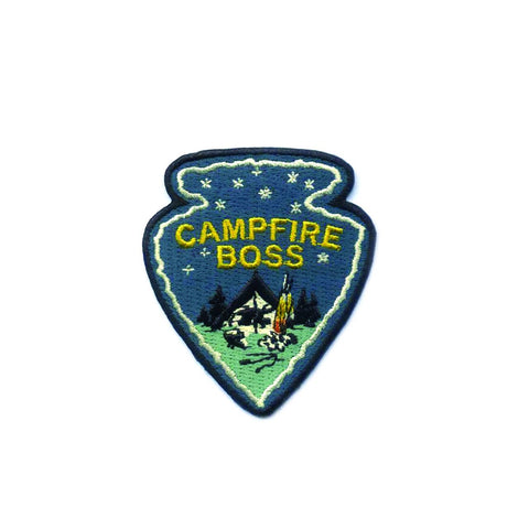 Antiquaria - Campfire Boss Embroidered Patch - Cabin Fever Outfitters