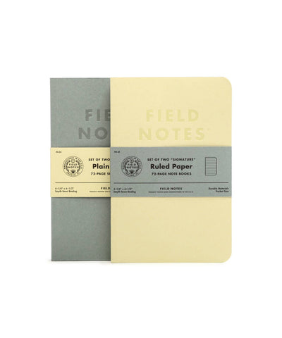 Field Notes - Signature Sketch Book & Note Book - 2pk