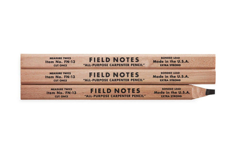 Field Notes - Carpenter Pencil 3-Packs