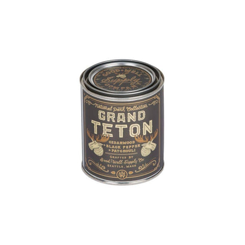 Good & Well Supply Co. - Grand Teton Candle - Cedarwood, Black Pepper & Patchouli