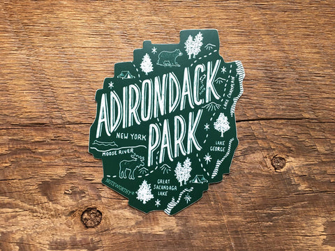 Noteworthy Paper & Press - Adirondack Park Sticker