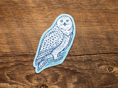 Noteworthy Paper & Press - Snowy Owl Sticker