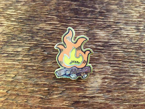 Noteworthy Paper & Press - Campfire Enamel Pin