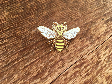 Noteworthy Paper & Press - Honey Bee Enamel Pin