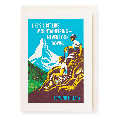 Archivist Gallery Greeting Card - Mountaineering