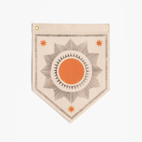 The Rise And Fall - Large Sun Banner - Oatmeal