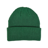 Rustek Collective - BLANK NO EXTERIOR BRANDING 100% Organic Cotton Beanie: Forest Green