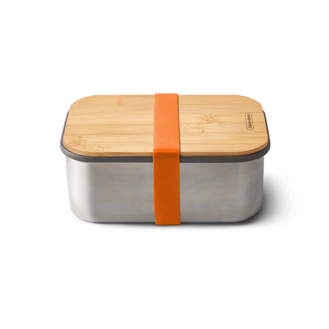 Lunch Box - Stainless Steel Airtight Sandwich Box Large: Orange