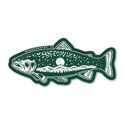 Moore Collection - Trout Sticker