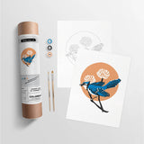 Coloready - Spring Blue Jay | Modern Paint By Numbers Kit