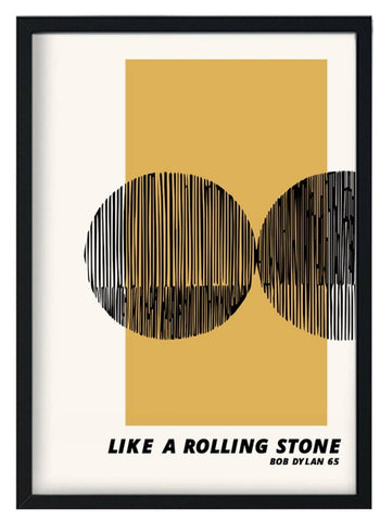 Fanclub - Like a Rolling Stone Bob Dylan Inspired Art Print