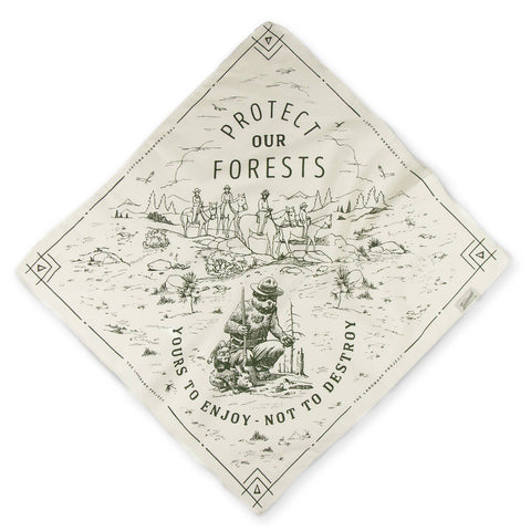 The Landmark Project - Protect Our Forests Bandana