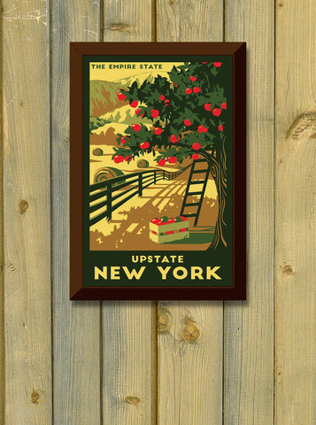 Lionheart Graphics - Upstate New York Vintage Travel Poster
