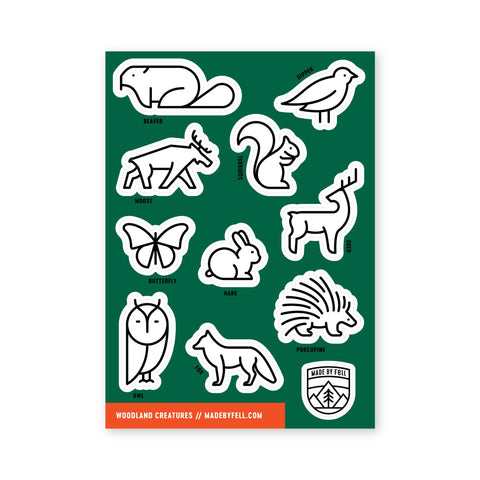 Fell - Woodland Creatures Sticker Sheet