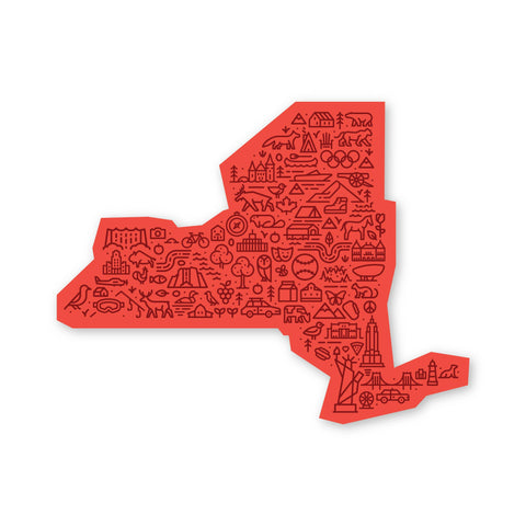 Fell - New York Map Sticker