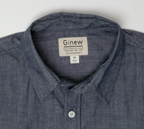 Mohican Crew Shirt Chambray Ginew