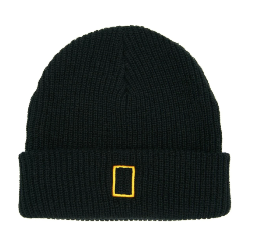 帽子 COMFORTABLE REASON border beanie 2023AW cuffed-beanie-navy-front-