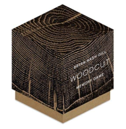 Woodcut Memory Game (Fun challenging memory game for families and friends, 52 pairs of matching cards, keepsake box)