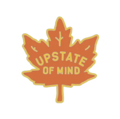 Upstate of Mind Maple Leaf Enamel Pin