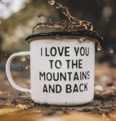 Mountain Loving Enamel Camp Mug