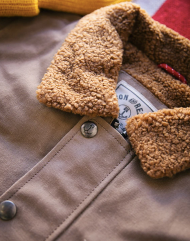 Iron and resin clearance waxed jacket