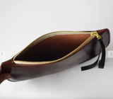 Talouha - Zip Pouch - Chocolate