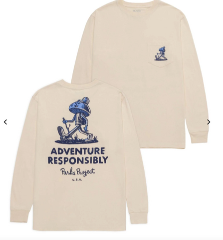 Adventure Responsibly Hiker Long Sleeve T-Shirt Tee