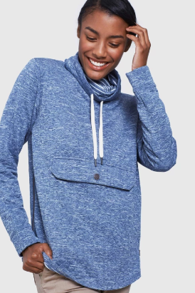Women's Quilted Mockneck Sweatshirt - Cabin Fever Outfitters