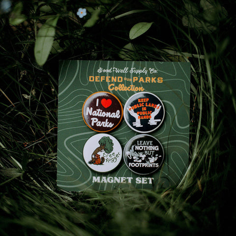 Good & Well Supply Co. - Defend Our Parks Magnet Set #2