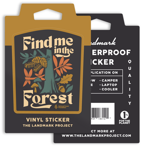 The Landmark Project - Find Me in the Forest Sticker