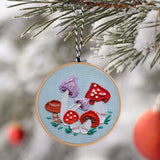 Holiday Decor: Mushro DIY Embroidered Christmas Ornament Kit