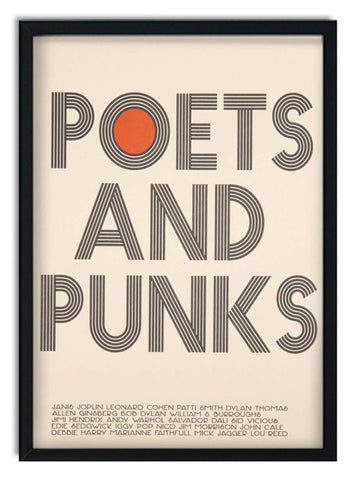 Fanclub - Poets and Punks Art Giclée Print