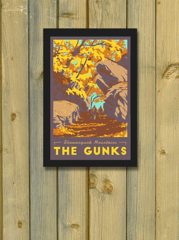 Lionheart Graphics - The Gunks Vintage Travel Poster | Shawangunk Mountains